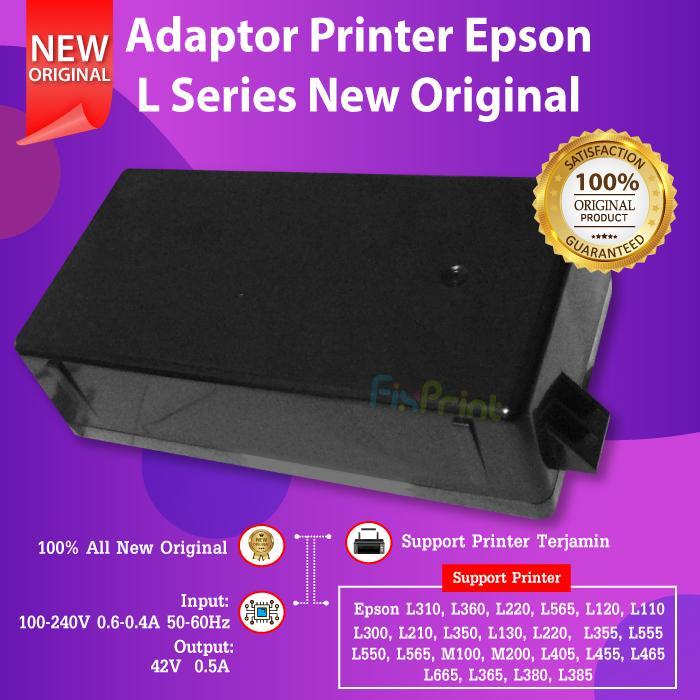 TERBARU Adaptor Power Printer Epson L110 L120 L210 L220 L300 L310 L350 L360