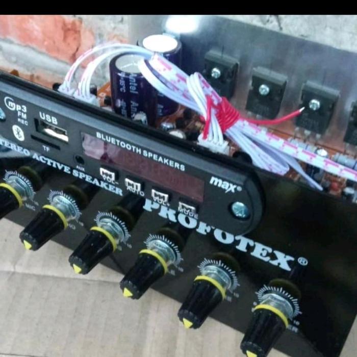 Diskon Cod Kit Module Amplifier Speaker Aktif Stereo Echo Subwoofer Plus Mp3 Bluetooth Original
