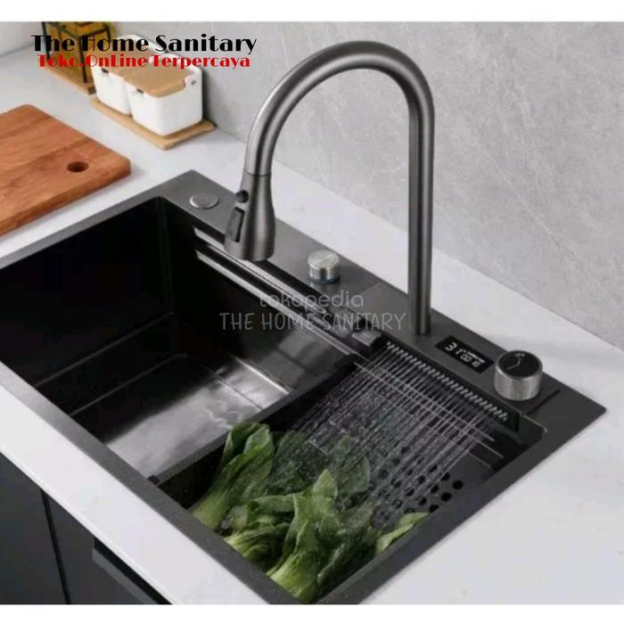 kitchen sink hitam/kitchen sink waterfall hitam