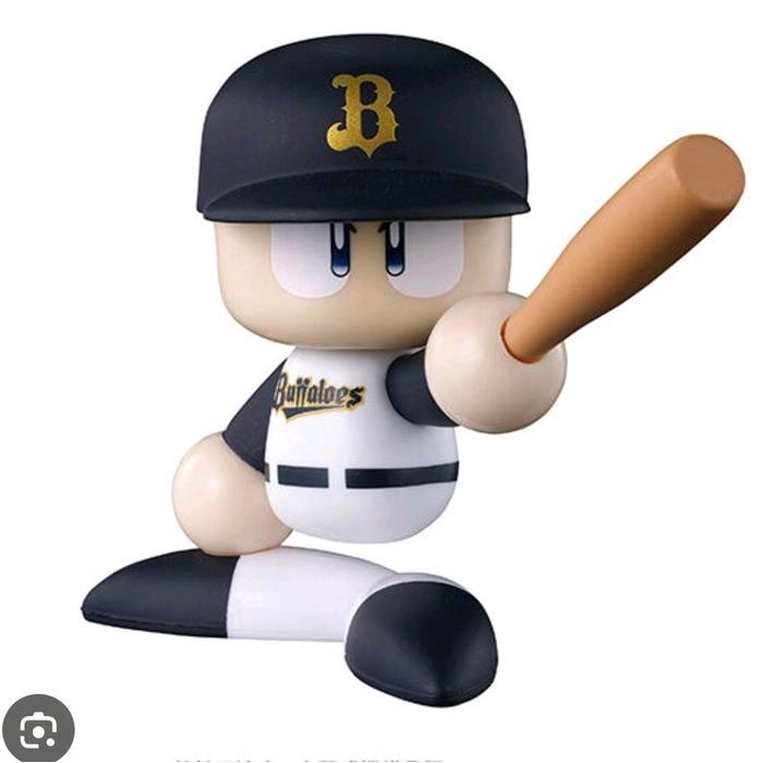 KONAMI ACTION FIGURE POWER PROS POWER PRO KUN NARABUNDESU PACIFIC LEAGUE ORIX BUFFALOES HOME UNIFORM