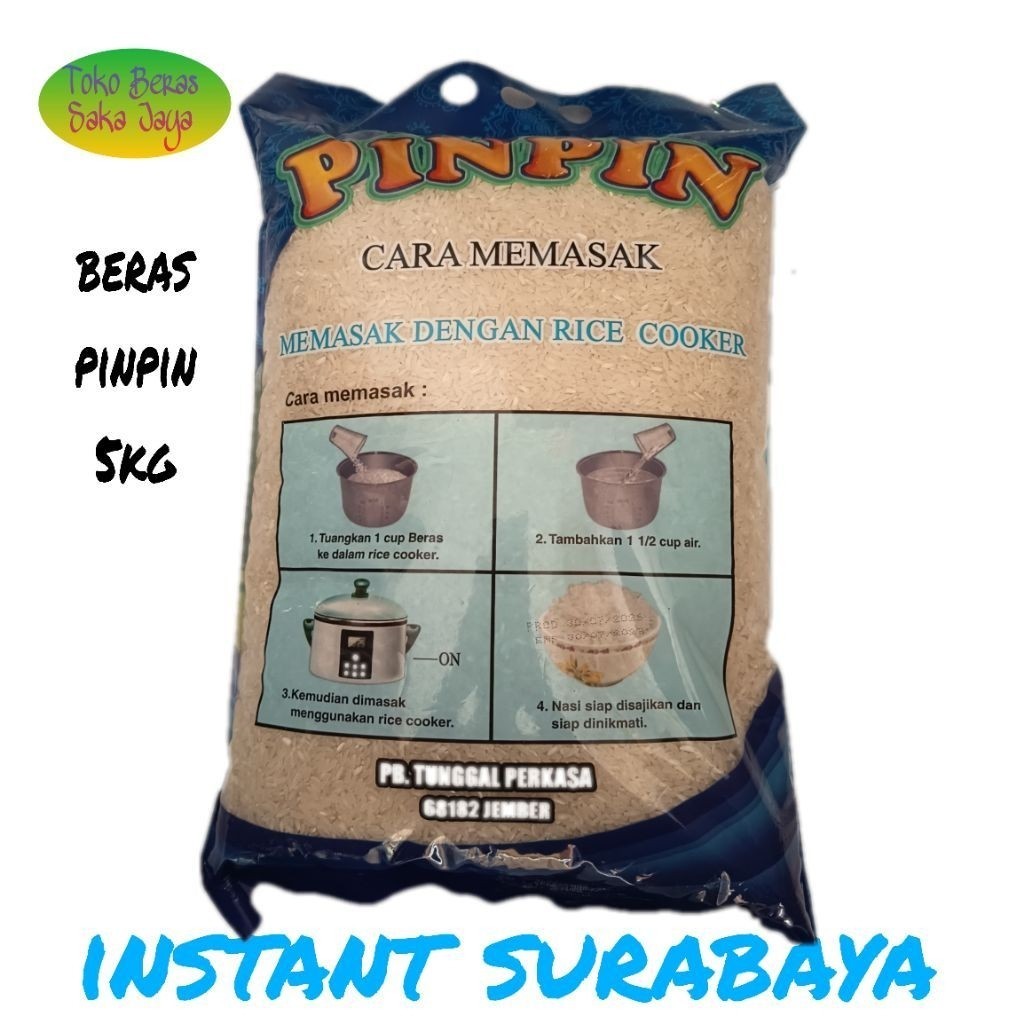 BERAS PINPIN 5KG, BERAS LOPOIJO 5KG