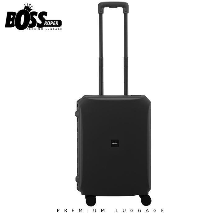 Koper LOJEL 20 Inch (Voja) Kabin Hardcase Tanpa Zipper Small Frame - Hitam, S