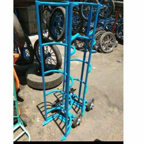Promo Troli Gas Elpiji 3Kg Susun 5 Troli Galon Elpiji Packing Aman