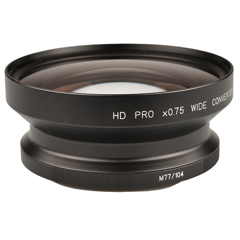 4K Wide Conversion Lens with 0.75x Zoom Suitable for Lenses with 77or 82 mm Camcorder as Sony PXW-Z1