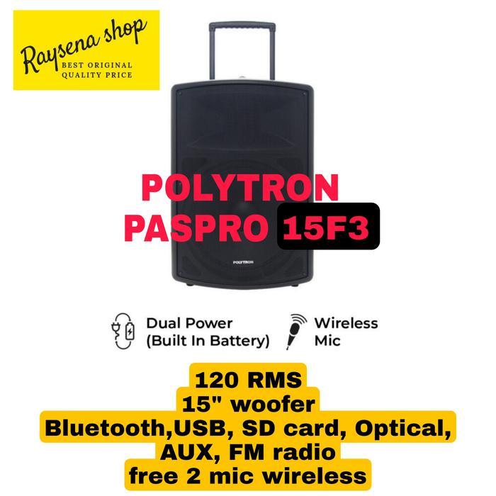 POLYTRON PASPRO 15F3 / PAS PRO 15F3 / PASPRO15F3 SPEAKER PORTABLE