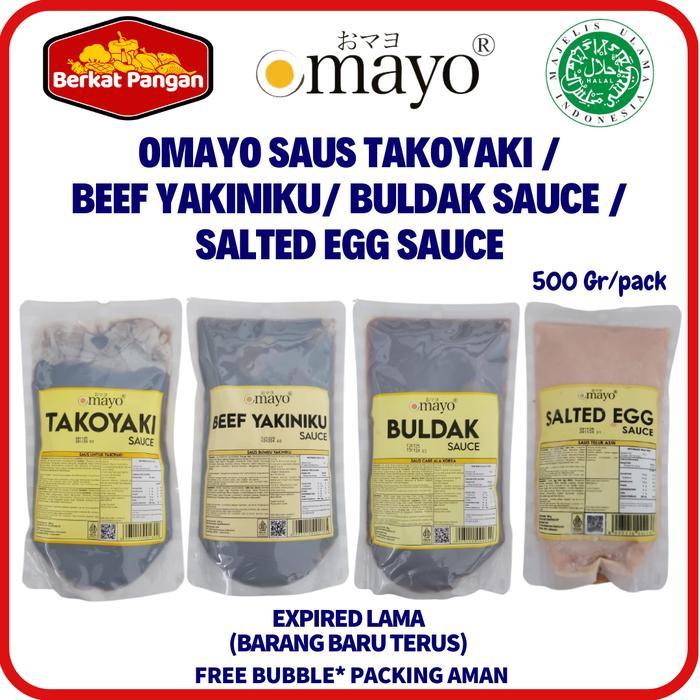 Omayo Takoyaki Sauce/ Garlic Butter/ Beef Yakiniku/ Buldak Sauce