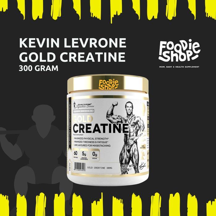 Original Kevin Levrone Gold CREATINE 300 gr - Suplemen Kreatin Emas