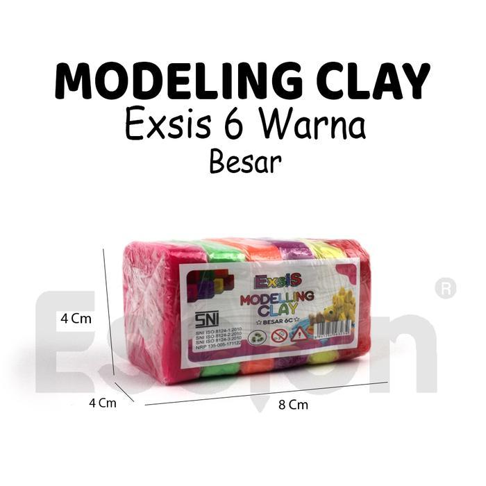SALE Lilin Mainan Malam BESAR 6 Warna / Mainan malam/Playdough