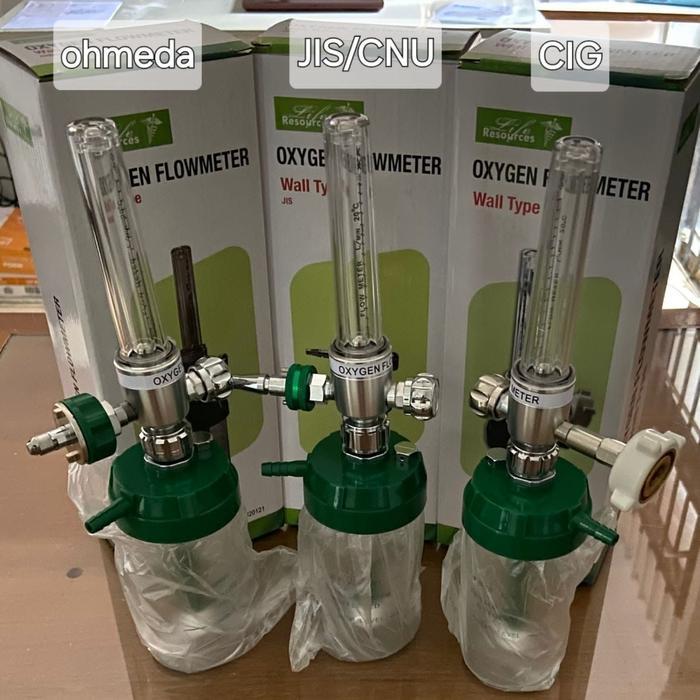 Regulator Dinding Life Resources flowmeter Oksigen