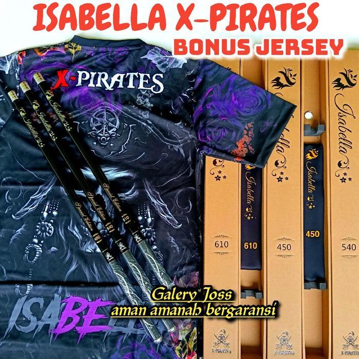 Tegek isabella 450 540 610 bonus Jersey Mancing Pancing Ikan