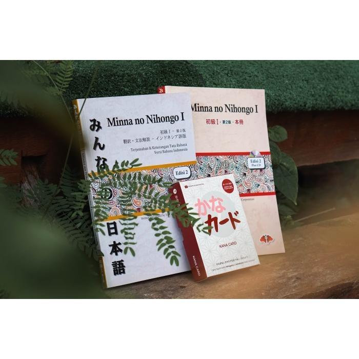 BUNDLING Minna No Nihongo Shokyu 1 + Kana Card