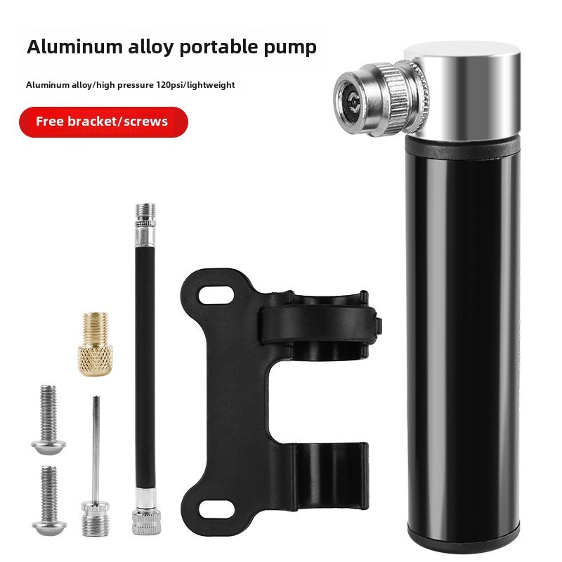 Portable Pump Aluminum Alloy yling Hand Air Pump Ball Tire Inflator Shrader Presta Vae MTB Road Pump