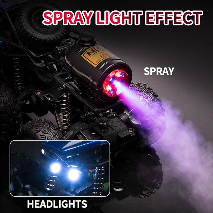 PIKYO Mobil Remote Contro 4WD Alloy Off-Road Car Mainan Rock Crawler 6 Roda Mainan Rock Crawler 6