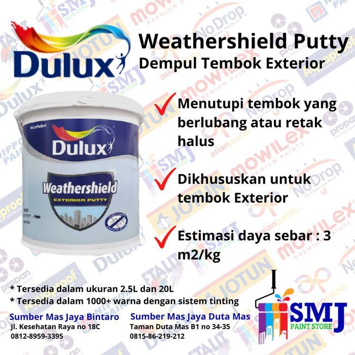 Dulux Weathershield Putty Uk. 3.5Kg #Gratisongkir