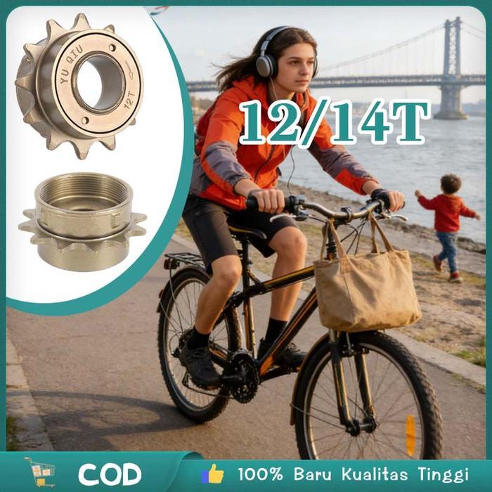 FREEWHEEL TAYA 12T 14T GIR GEAR SEPEDA TAHAN LAMA SPROCKET SEPEDA GIR BELAKANG SEPEDA GEAR SEPEDA
