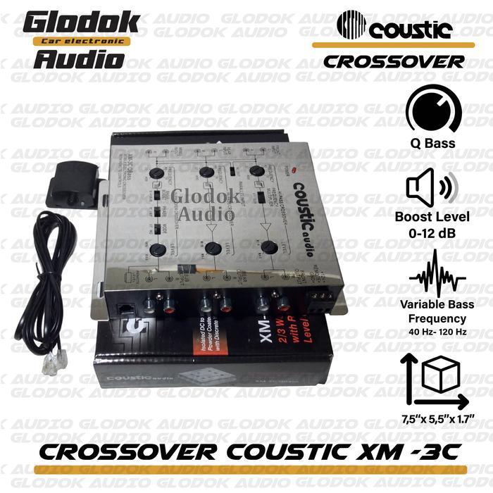 Crossover Aktif Coustic Xm3 Mk Amplifier #Gratisongkir