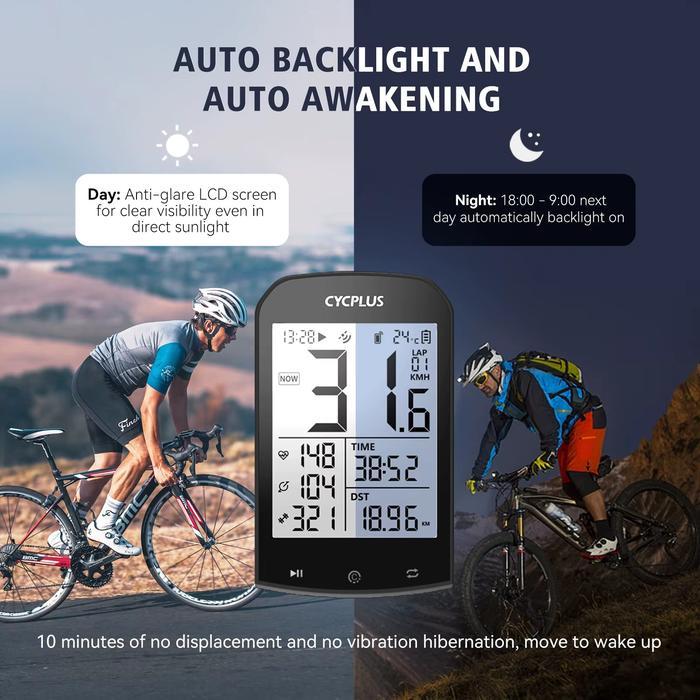 Kindemart- Cycplus M1 Gps Bike Computer Speedometer