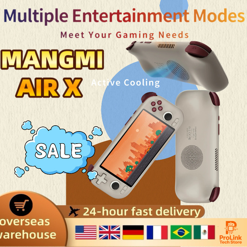 MANGMI X Handheld Game Console 15W Fast Charging Android 14 Qualcomm Snapdragon 662 5.5''