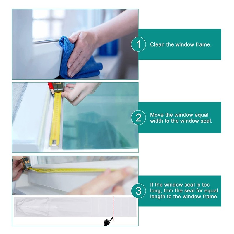 Portable Air Conditioner Parts-Air Conditioner Window Kit-Portable Ac Window Kit-Sliding Door Window