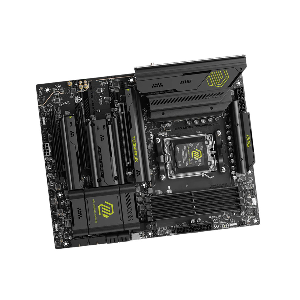 MSI MAG X870E TOMAHAWK WIFI AM5 ATX Motherboard AMD X870E CPU For Ryzen 7 9800X3D 7950X3D 9 7900X3D