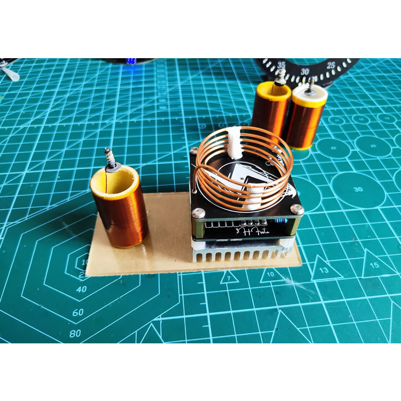 TESLA ELECTRONIC CANDLE PLASMA CANDLE HFSSTC TESLA COIL HIGH FREQUENCY PLASMA TECHNOLOGY
