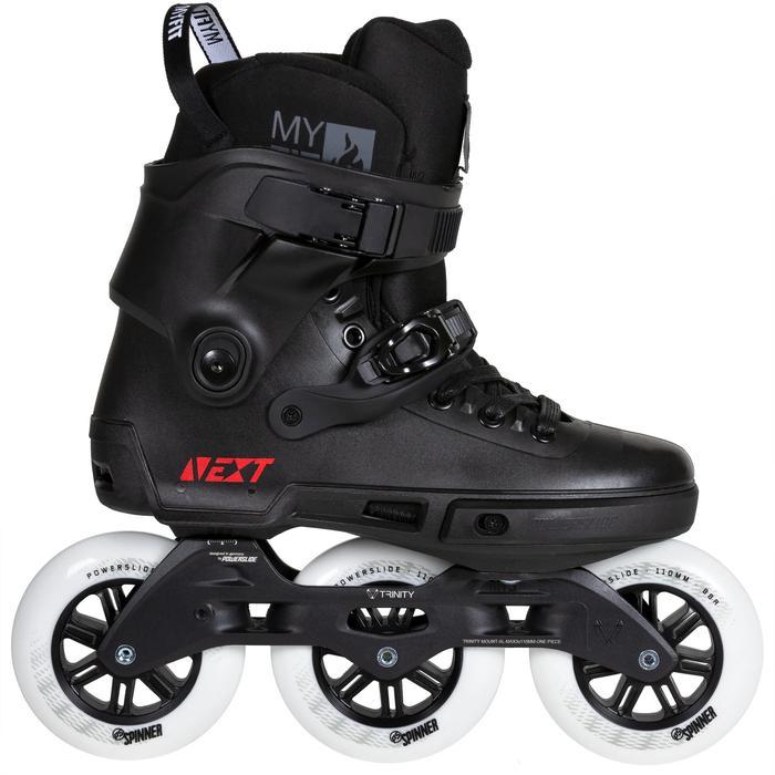 ASLI sepatu roda powerslide next core black 110 trinity READY STOCK
