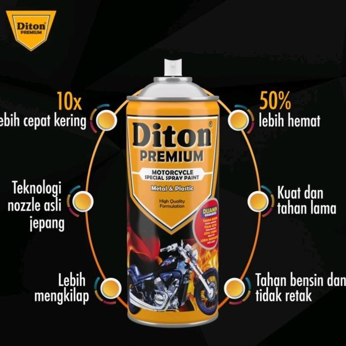 Diton Premium Yellow Sole V9490 Cat Semprot Diton Warna Vespa Kuning