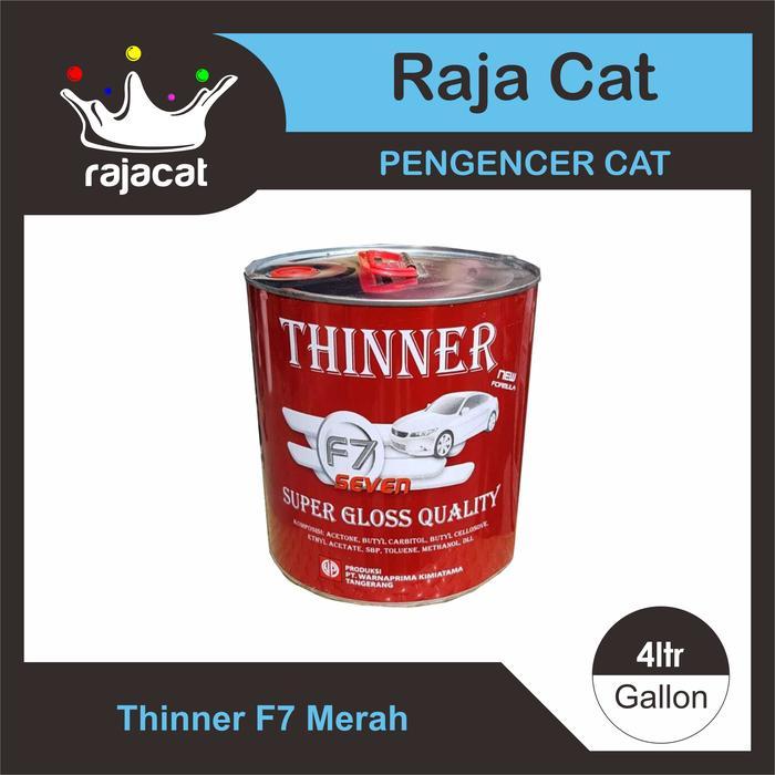 Thinner F7 Merah 4 Ltr / Kualitas Thinner Cobra