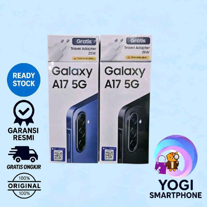 Samsung Galaxy A17 5G RAM 8/256GB Garansi Resmi Layar Super AMOLED 6,7 inci Kamera Triple 50 MP Bate