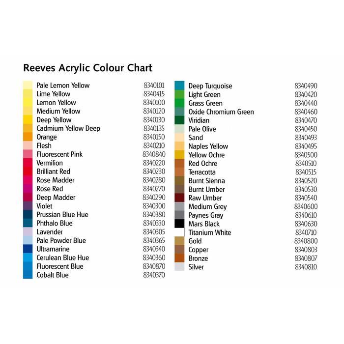 "New" Reeves Acrylic Paint / Cat Akrilik Reeves 75 ml