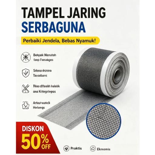 Promo Pita Perbaikan Kasa Jendela Yang Diperlebar Untuk Lubang, Kasa Jendela Anti Nyamuk, Kasa