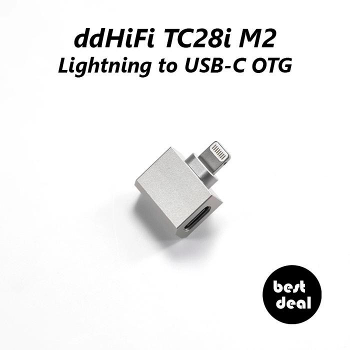Ddhifi Tc28I M2 Lightning To Usb-C Adaptor (Lightning Male To Type-C Female Otg Adapter)