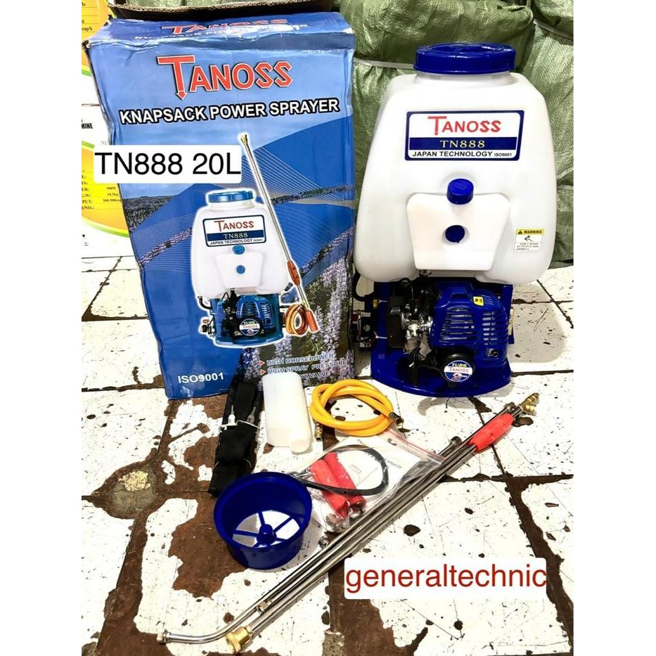 uikb Knapsack Sprayer Tanoss Tn888 Tu26 Mesin Semprot Kabut 3Wz-4 20Liter Mist Sprayer