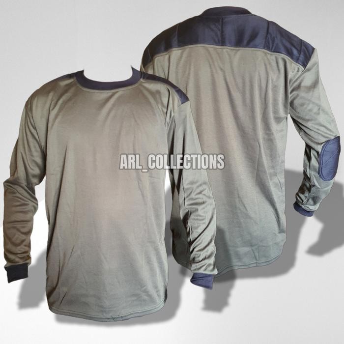 ArlC kaos panjang polos hijau army - kaos polos hijau army lengan panjang FX880BERKUALITAS