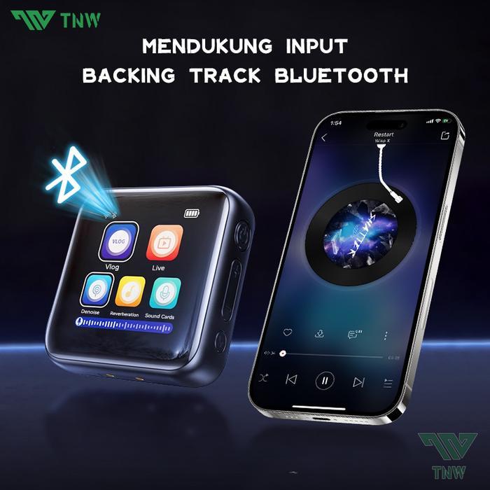 Tnw N9 Pro Wireless Microphone Clip On Mic Hp Dan Kamera Live Vlog