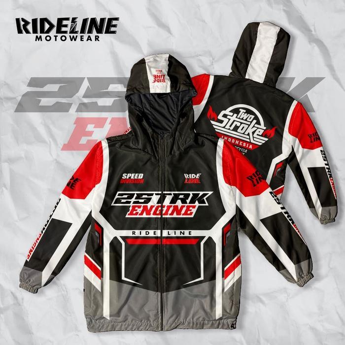 JAKET MOTOT 2STROKE 2 TAK ENGINE WATERPROOF