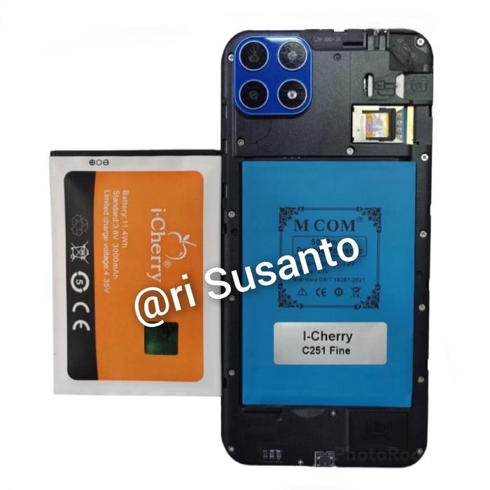 BATERAI MCOM FOR ICHERRY I-CHERRY C251 FINE/C251 DIAMOND DOUBLE POWER
