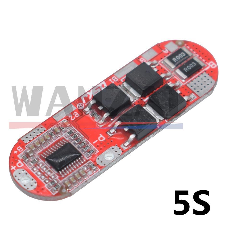 BMS 1S 2S 10A 3S 4S 5S 25A Bms 18650 Li-ion Lipo Lithium Battery Protection Circuit Board Module Pcb