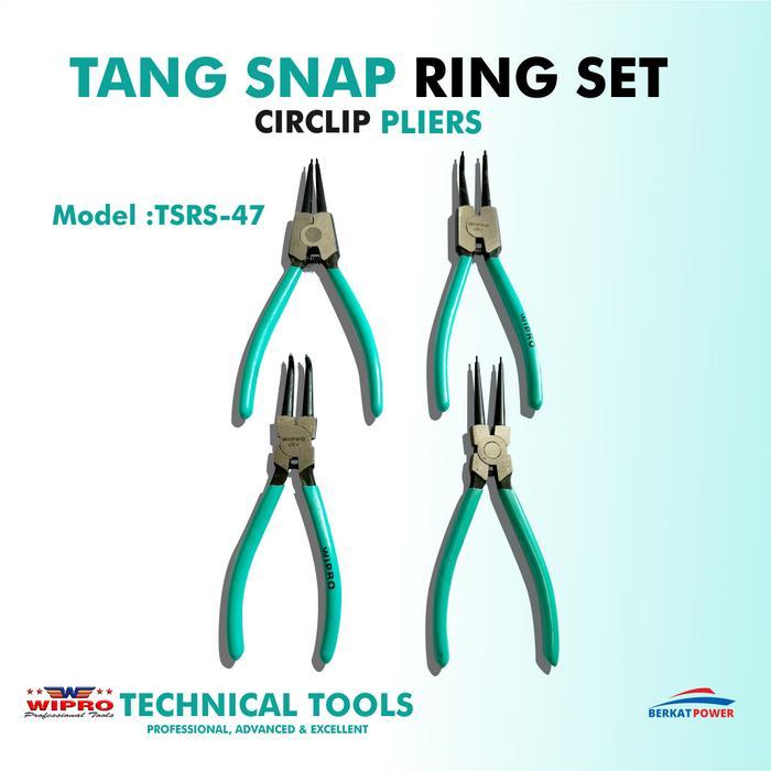 Tang Snap Ring Wipro Set 4 Pcs 7'' TSRS-47