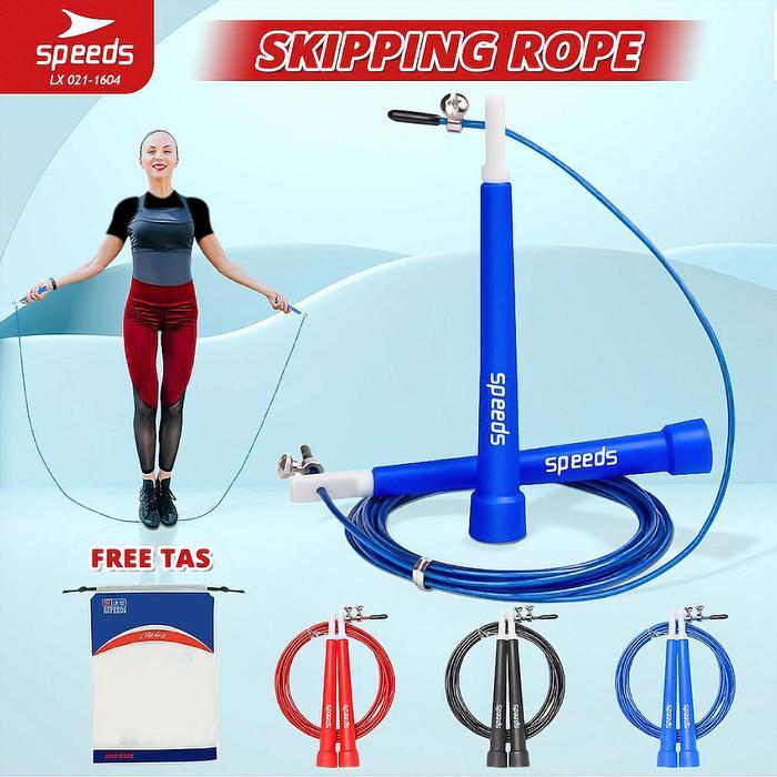 Speeds - Speeds Tali Skipping Skiping Spring Jumping Rope Lompat Tali Loncat Jump Rope Alat Olahraga