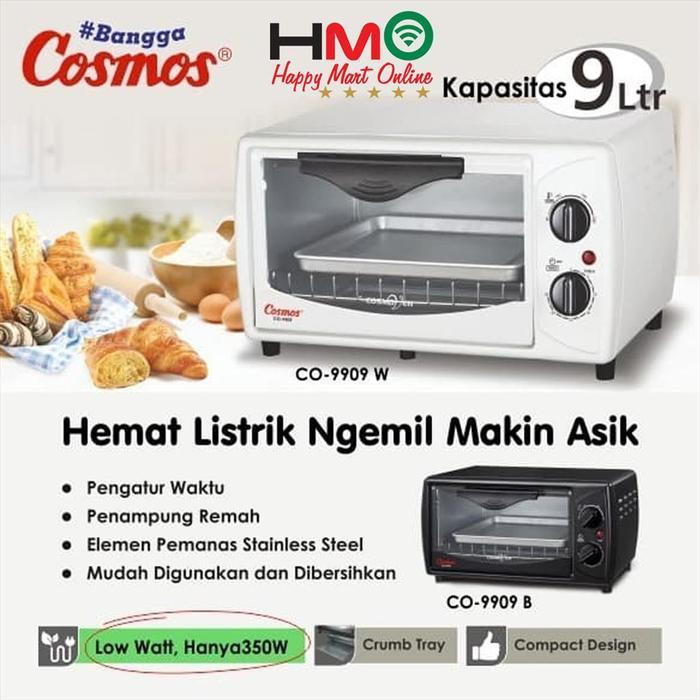 Cosmos Oven Listrik 9 Liter Electric Oven 350 Watt Cosmos Co-9909