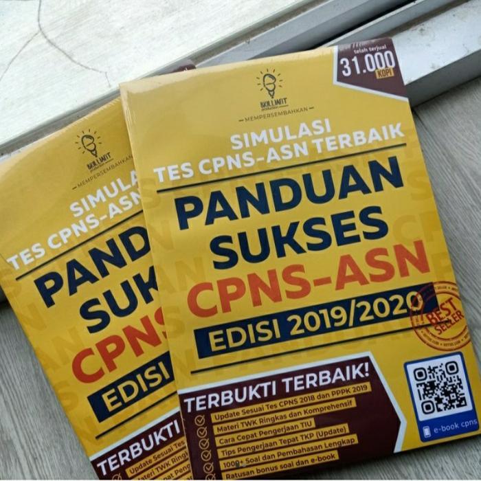 Paket hemat buku panduan cpns+cd pembelajaran+voucher bimbel online