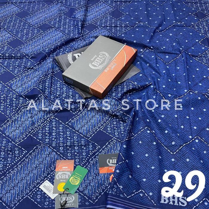 Sarung BHS Infinity Silver 100% ORI Sarung BHS Infinity Batik Silver Siap Kirim