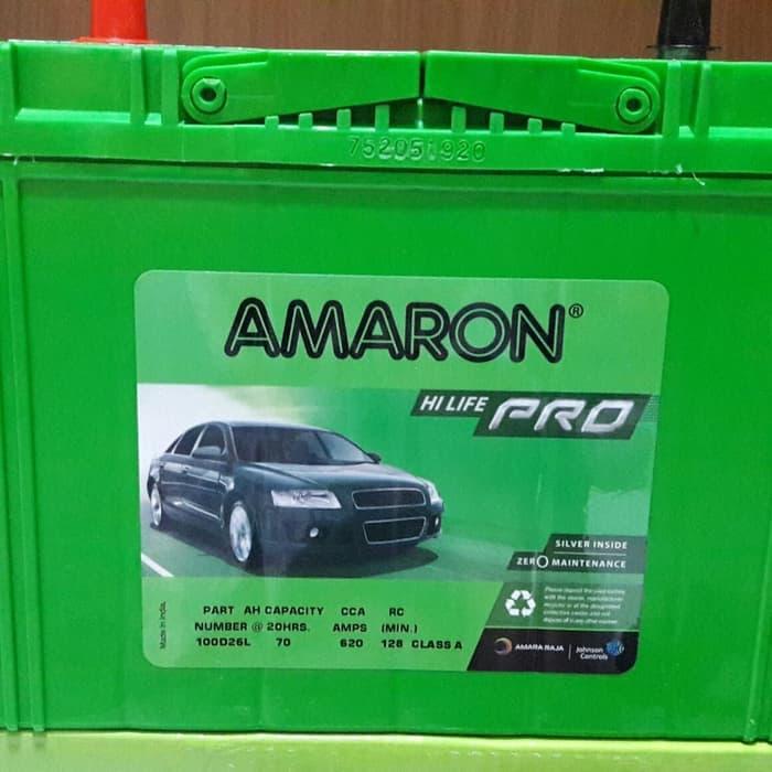 Aki Mobil Toyota Alphard 100D26L Aki 70Ah Aki Kering Garansi 12 Bulan