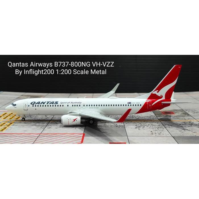 Qantas Airways B737-800NG VH-VZZ By Inflight200 Metal