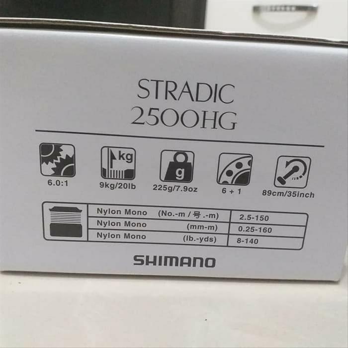 Reel Shimano STRADIC FL 2500HG New 2019 Best Seller Drag 9Kg Best Quality