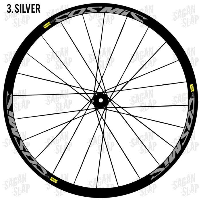 Stiker Decal Rims Mavic Cosmic Lebar Sticker 2 Cm Rims 700C