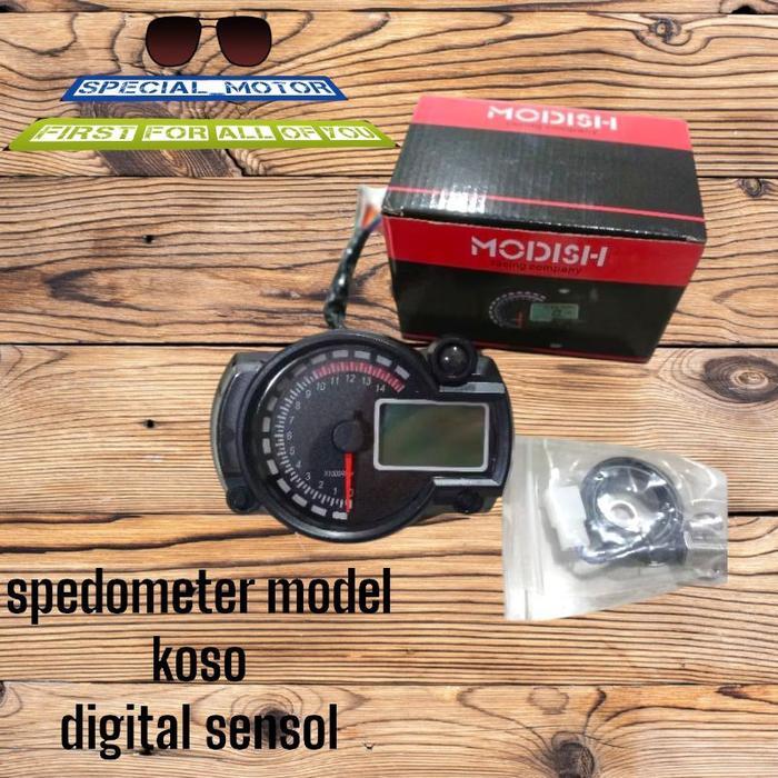 Spidometer Digital Rx2N Original 100% Modish Model Spidometer Koso Universal Custom Ninja 250 R25 Rx