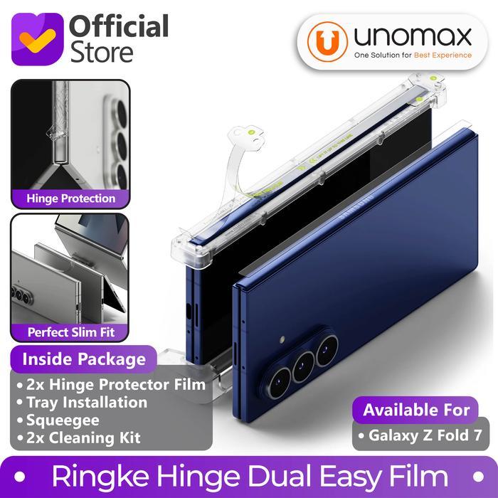 Hinge Protector Hydrogel Compatible For Samsung Galaxy Z Fold7 / Z Fold 7 Ringke Hinge Dual Easy Pro