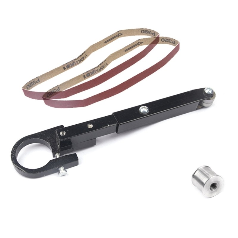 PROMO   Electric Angle Grinder Modified Sand Belt Machine Kit Air Belt Sander Attachment Sander Sand